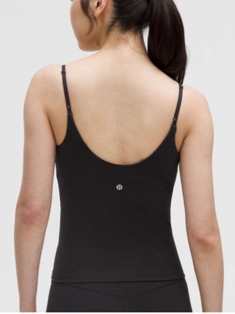 Lululemon Align Cami Waist Length Nulu Black - Picture 2 of 8